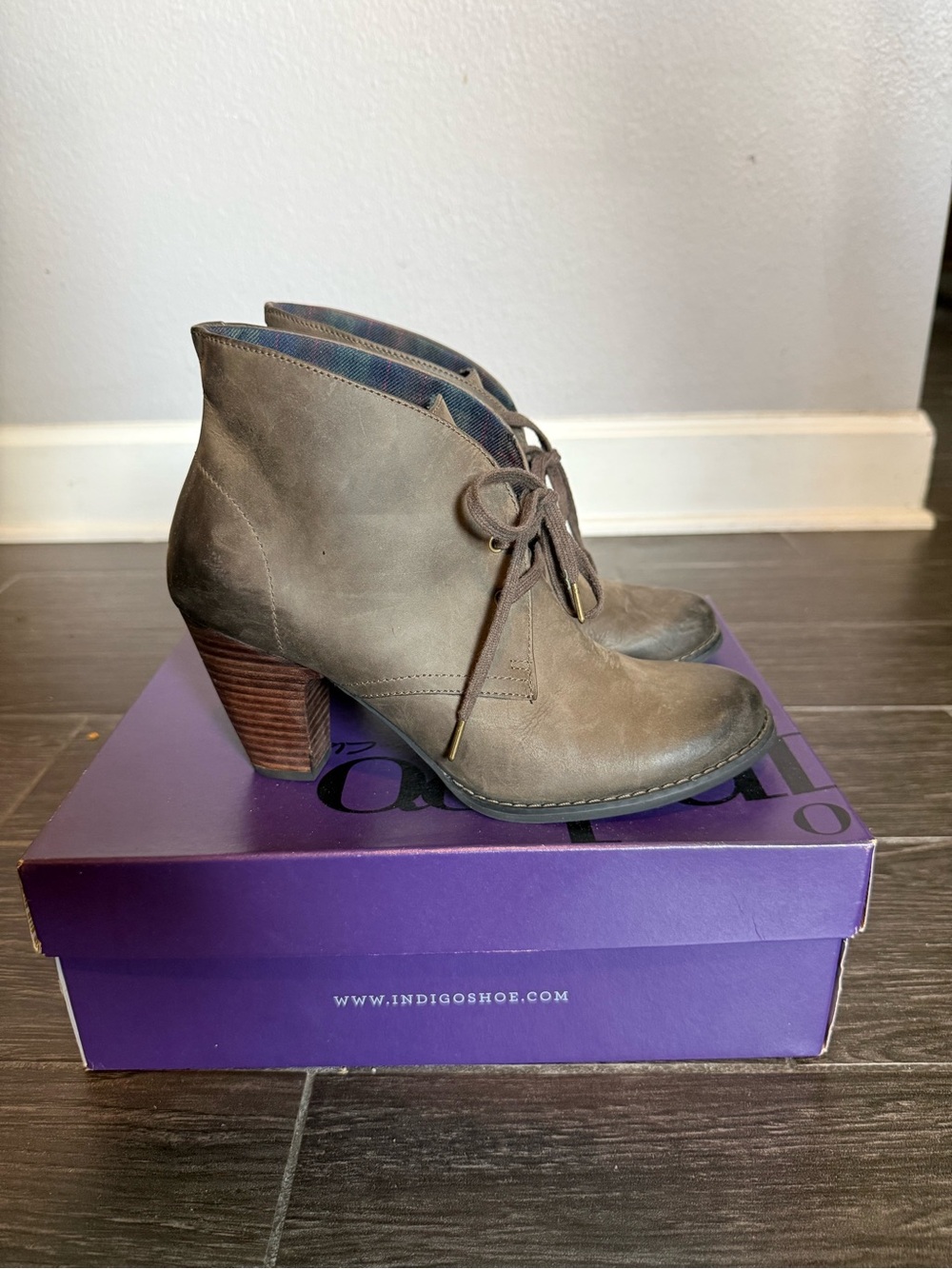 Women’s Grey Lea Water Row Ankle Boot